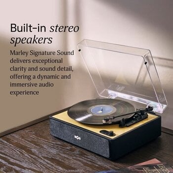 Turntable House of Marley Rise Up Signature Black Turntable - 8