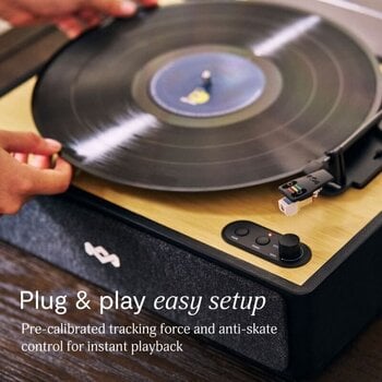 Turntable House of Marley Rise Up Signature Black Turntable - 11