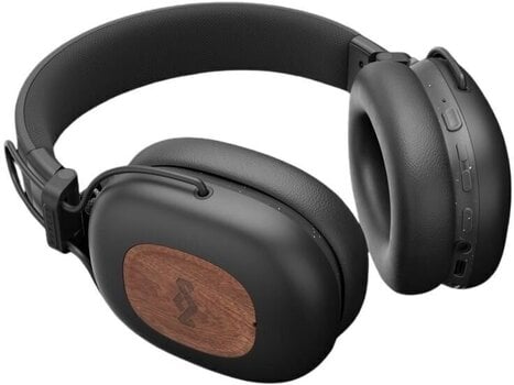 Cuffie Wireless On-ear House of Marley Positive Vibration Rebel ANC Signature Black Cuffie Wireless On-ear - 3