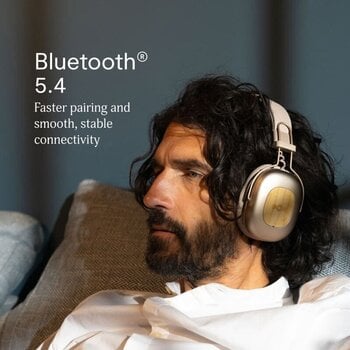 Cuffie Wireless On-ear House of Marley Positive Vibration Rebel ANC Cream Cuffie Wireless On-ear - 6