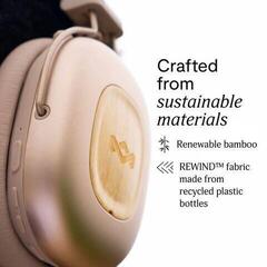 Wireless On-ear headphones House of Marley Positive Vibration Rebel ANC Cream Wireless On-ear headphones - 6