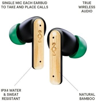 Bezdrátové sluchátka do uší House of Marley Little Bird TWS Signature Black Bezdrátové sluchátka do uší - 3