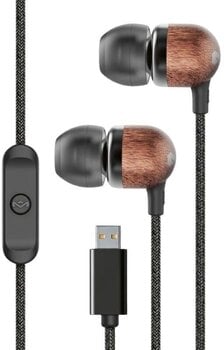 Auricolari In-Ear House of Marley Smile Jamaica USB-C Signature Black Auricolari In-Ear - 2