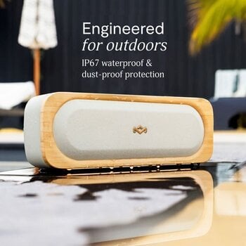 Speaker Portatile House of Marley Get Together Go Cream Speaker Portatile - 9
