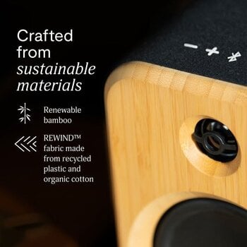 Hi-Fi Wireless speaker
 House of Marley Get Together Duo 2 Hi-Fi Wireless speaker Signature Black 2 pcs - 6