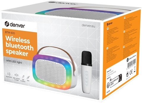 Sistem pentru karaoke Denver BTM-610 White Sistem pentru karaoke - 5