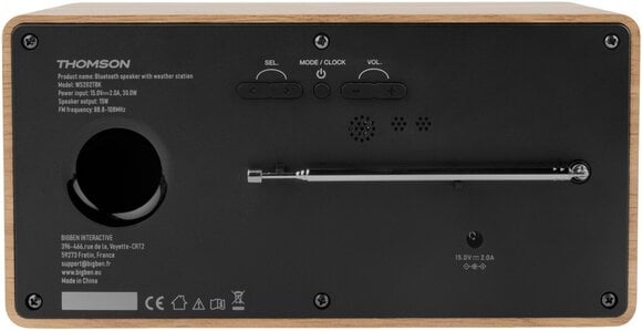 Digitalni radio DAB + Thomson WS202TBK Black Digitalni radio DAB + - 4