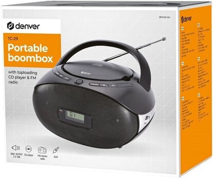 Преносим настолен плеър Denver TC-29 Преносим настолен плеър - 10