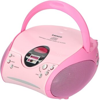Lecteur de musique de table Lenco SCD-24 Pink Pink Lecteur de musique de table - 3