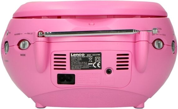Lecteur de musique de table Lenco SCD-24 Pink Pink Lecteur de musique de table - 7