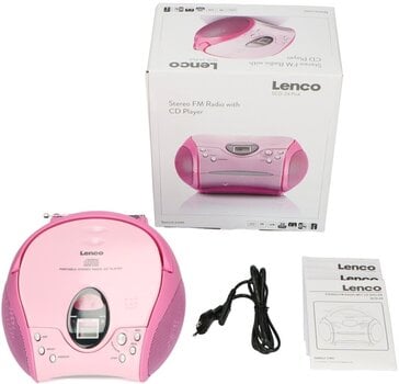 Lecteur de musique de table Lenco SCD-24 Pink Pink Lecteur de musique de table - 10