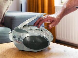 Преносим настолен плеър Lenco SCD-24TR Transparent Преносим настолен плеър - 5