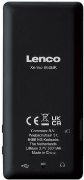 Джобен музикален плейър Lenco Xemio-860BK Black - 3