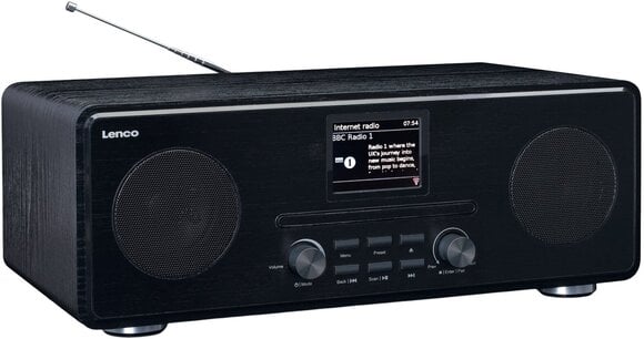 Sistema de sonido para el hogar Lenco DIR-261BK Black Reproductor de CD Hi-Fi - 2