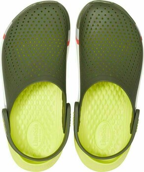 Унисекс обувки Crocs LiteRide Colorblock Clog Agr/White 37-38 - 3