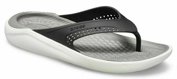 Unisex čevlji Crocs LiteRide Flip Black/Smoke 39-40 - 5