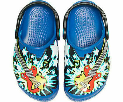 Buty żeglarskie dla dzieci Crocs Kids' Fun Lab Guitar Lights Clog Blue Jean 24-25 - 3
