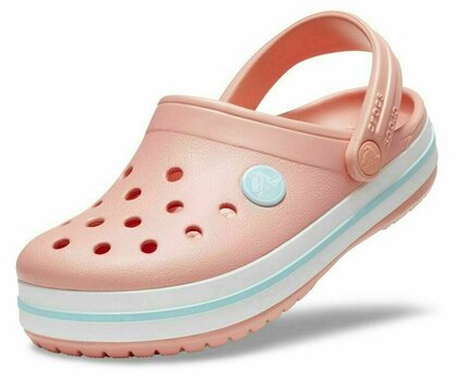Buty żeglarskie dla dzieci Crocs Kids' Crocband Clog Melon/Ice Blue 29-30 - 8