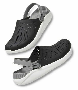 Unisex Schuhe Crocs LiteRide Clog Black/Smoke 46-47 - 7