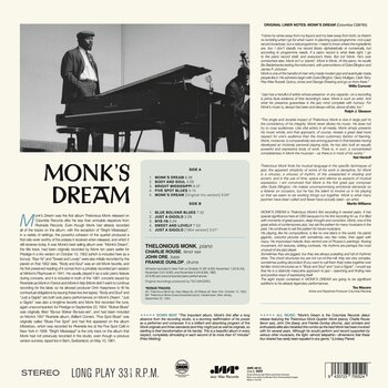 Грамофонна плоча The Thelonious Monk Quartet - Monk’s Dream (Limited Edition) (180 g) (LP) - 2