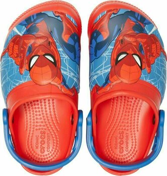 Jachtařská obuv Crocs Boys' Crocs Fun Lab SpiderMan Light Clog Flame 21-22 - 3