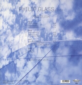 LP ploča Philip Glass & Jeroen van Veen - Mad Rush (180 g) (2 LP) - 2