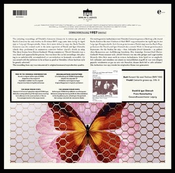 LP deska David & Igor Oistrach - Concerto For Two Violins In D Minor Bwv 1043 / Con (LP) - 2