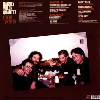 Vinyl Record Barney Wilen Quartet - Live In Tokyo '91 (180 g) (LP) - 2