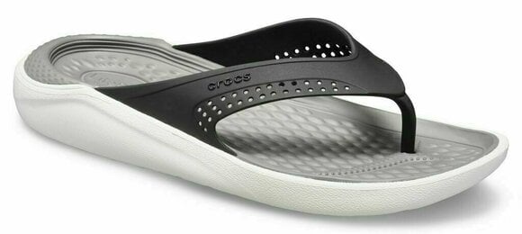 Унисекс обувки Crocs LiteRide Flip Black/Smoke 45-46 - 5