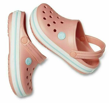 Buty żeglarskie dla dzieci Crocs Kids' Crocband Clog Melon/Ice Blue 25-26 - 7