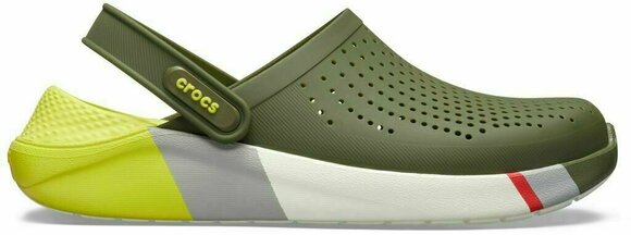 Pantofi de Navigatie Crocs LiteRide Colorblock Clog Agr/White 41-42 - 2