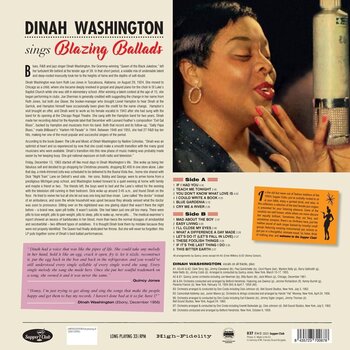 Vinyl Record Dinah Washington - Sings Blazing Ballads (Limited Edition) (LP) - 2