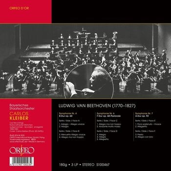 Disco de vinil Ludwig van Beethoven & Bayerisches Staatsorchester & Carlos Kleiber - Symphonien No. 4 I 6 I 7 (Reissue) (3 LP) - 2