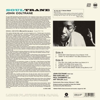 Vinyl Record John Coltrane - Soultrane (Limited Edition) (180 g) (LP) - 2