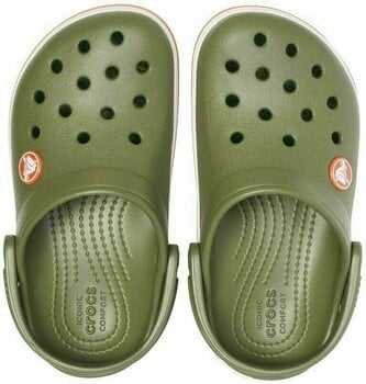 Otroški čevlji Crocs Kids' Crocband Clog Army Green/Burnt Sienna 33-34 - 3