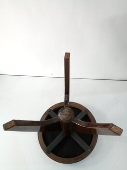 Στρογγυλό Σκαμπό Πιάνου Bespeco SG3 Στρογγυλό Σκαμπό Πιάνου Walnut (Φθαρμένο) - 6