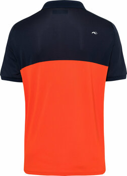 Polo-Shirt Kjus Luan CB Atlanta Blue/Blood Orange 48 - 2