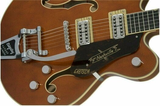 Semi-Acoustic Guitar Gretsch G6620T Players Edition Nashville Round-up Orange - 5