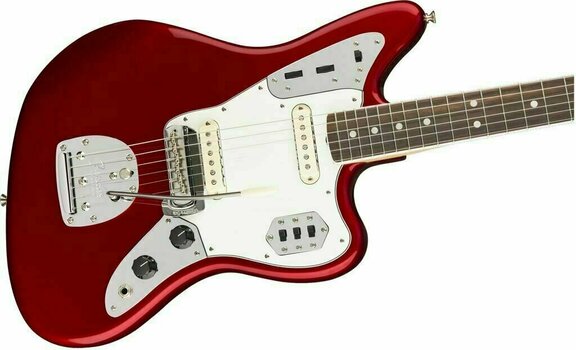E-Gitarre Fender American Original '60s Jaguar RW Candy Apple Red - 5