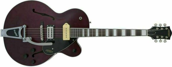 Gitara semi-akustyczna Gretsch G2420T-P90 Limited Edition Streamliner R Midnight Wine Satin - 2
