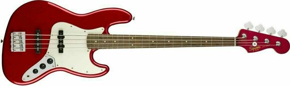 4-string Bassguitar Fender Squier Contemporary Jazz Bass IL Dark Metallic Red - 2