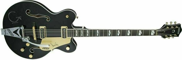 Semi-akoestische gitaar Gretsch G6120TB-DE Duane Eddy 6 Ebony Black Pearl - 6