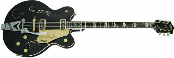 Semi-Acoustic Guitar Gretsch G6120TB-DE Duane Eddy 6 Ebony Black Pearl - 7