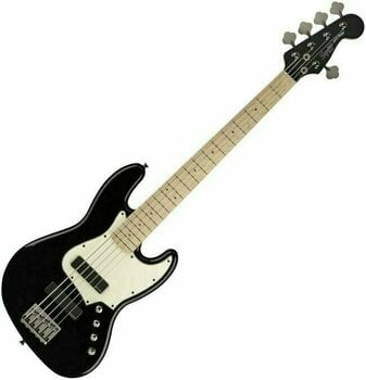 5-strängad basgitarr Fender Squier Contemporary Active Jazz Bass V HH MN Flat Black - 8