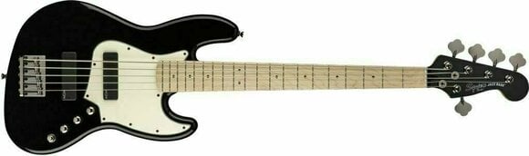 5-strängad basgitarr Fender Squier Contemporary Active Jazz Bass V HH MN Flat Black - 9