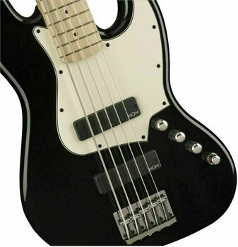 5-strängad basgitarr Fender Squier Contemporary Active Jazz Bass V HH MN Flat Black - 11