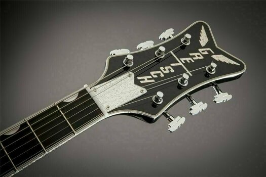 Guitare semi-acoustique Gretsch G6136SLBP Brian Setzer Phoenix Black Lacquer - 7