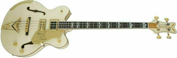 E-Bass Gretsch Tom Petersson Signature Aged White Lacquer - 5
