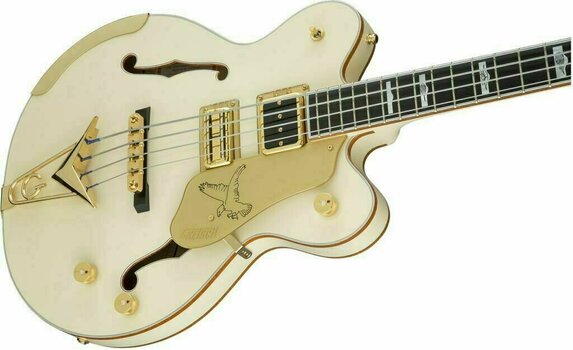 E-Bass Gretsch Tom Petersson Signature Aged White Lacquer - 7