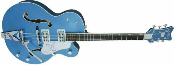 Guitare semi-acoustique Gretsch G6136T-59 Limited Edition Falcon Ebony Lake Placid Blue - 4